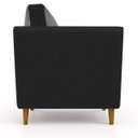 Ver imagem 3 de Kit 2 Poltronas Aviv para Sala Escritório Recepção Linho Premium Easy Clean Corino Premium Luxo