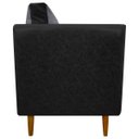 Ver imagem 4 de Kit 2 Poltronas Decorativas para Sala e Recepção Aviv Corino e Linho Premium Cores