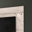 Ver imagem 2 de Painel Tv 60 Pol 182cm Bancada Suspensa para Sala Quelen Calacata/off White M20 - D’Rossi