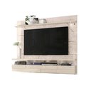 Ver imagem 4 de Painel Tv 60 Pol 182cm Bancada Suspensa para Sala Quelen Calacata/off White M20 - D’Rossi
