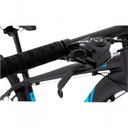 Ver imagem 3 de Bicicleta Mountain Bike 21 Velocidades Alavanca Alumínio Azul Quadro 15"