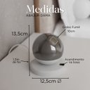 Ver imagem 3 de Abajur Luminária de Mesa Dama Interruptor e Globo e Lâmpada Branco Frio Decoração Casa Sala Quarto