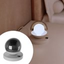 Ver imagem 1 de Abajur Luminária de Mesa Dama Interruptor e Globo e Lâmpada Branco Frio Decoração Casa Sala Quarto