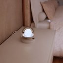 Ver imagem 4 de Abajur Luminária de Mesa Dama Interruptor e Globo e Lâmpada Branco Frio Decoração Casa Sala Quarto