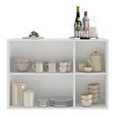 Ver imagem 3 de Aparador Buffet 3 Portas Veneza Multimóveis V1007 Branco Branco