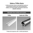 Ver imagem 3 de Cortina Trilho Suisso de Renda Branca Catar 4,40m x 2,50m para Trilho de 3 Metros