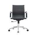 Ver imagem 2 de Escritório Completo Mesa em L Cadeira e Estantes Industriais Cor:nogal com Preto