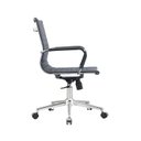 Ver imagem 3 de Escritório Completo Mesa em L Cadeira e Estantes Industriais Cor:nogal com Preto
