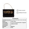 Porta Chaves em Madeira 12 X 17cm com Frase o Amor Mora Aqui - 4