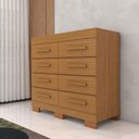 Ver imagem 6 de Cômoda Milano 8 Gavetas 100% Mdf Cinamomo - Panorama Móveis