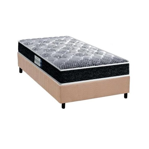 Cama Box Solteiro: Colchão Ortopédico Probel D33/EP Anatômico Advanced Tech1500 Plus + Base CRC Sued