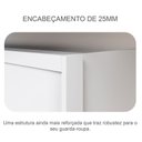 Ver imagem 7 de Guarda Roupa Casal Bragança 6 Portas 6 Gavetas Neve – Novo Horizonte