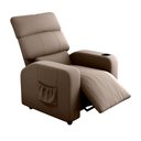 Ver imagem 1 de Poltrona do Papai Noa 80cm Reclinável Manual Veludo Capuccino - Sallar Home
