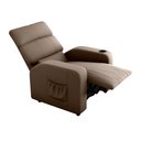 Ver imagem 4 de Poltrona do Papai Noa 80cm Reclinável Manual Veludo Capuccino - Sallar Home