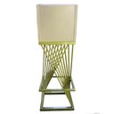 Ver imagem 4 de Banqueta Luma Base de Ferro Sued Bege - D'classe Decor