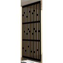 Ver imagem 2 de Painel Vazado Divisória Mdf London Preto - 0,90x2,60m