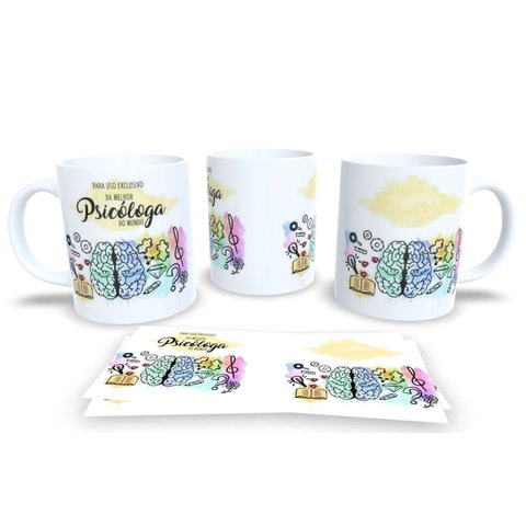 Orgulho da Profissão Caneca Exclusiva para Psicologia