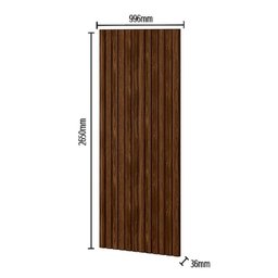 Home Suspenso Arcade Ripado 199,2 cm com 2 Gavetas para TV até 80” Palisandro/Off White - PR Móveis - 3