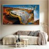 Quadro Decorativo Salvador Dali Relógio Derretendo:150x100/DOURADA - 5