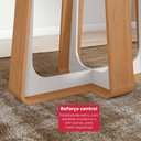 Ver imagem 6 de Conjunto Sala de Jantar Mesa Easy Pop 170x90cm Tampo Vidro/mdf com 6 Cadeiras Confort Veludo