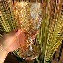 Ver imagem 2 de Jogo 6 Taças Diamante Vidro Âmbar Perolada 340ml