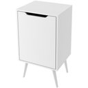 Ver imagem 1 de Gabinete para Banheiro 45 Cm com 1 Porta Retrô Branco