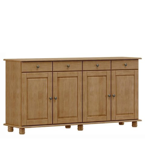 Balcão Aparador Rubi 4 Portas e 4 Gavetas Freijó - Finestra Móveis