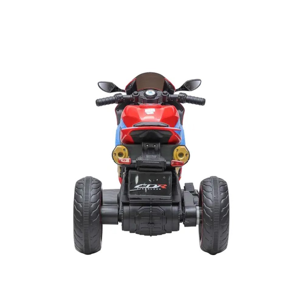 Moto Elétrica Infantil Esportiva Triciclo 6v Vermelha com Luz de Led e Música - 3