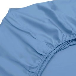 Lençol Avulso Buettner Solteiro King Percal 150 Fios Casual Color com Elástico Azul Mariner - 2