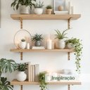 Ver imagem 6 de Kit 3 Tábuas de Pinus 100cm x 19cm x 2cm Prateleira de Madeira