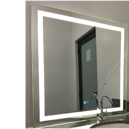Espelho Iluminado 100x70 Led 3 Tons Inteligente Botão Touch Bluetooth Caixas Som Toca Musica - 5