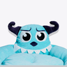 Cama 3D ZC Pets Sullivan Monstros SA Disney Cama para Cães - 3