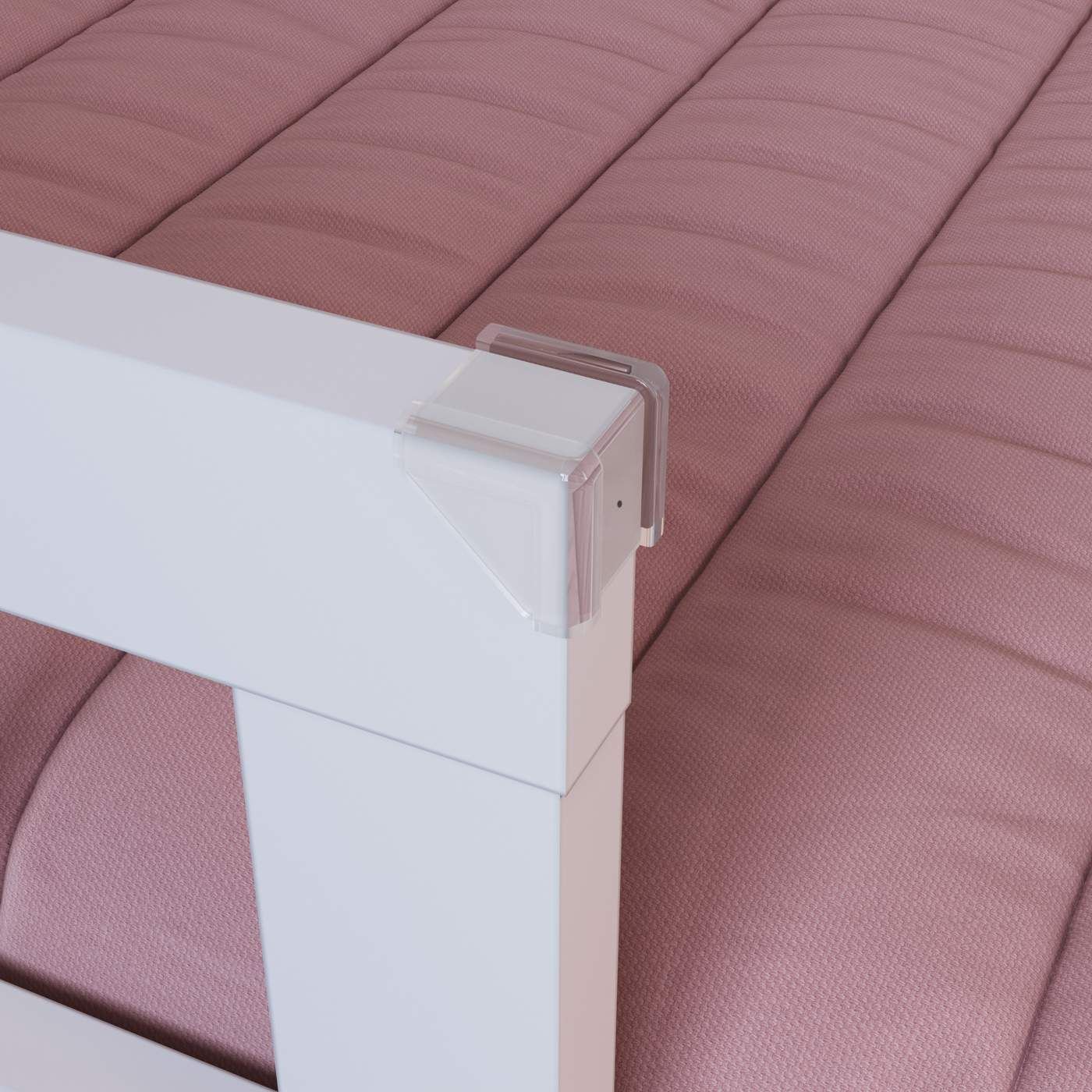 Cama de Chão Solteiro S/colchão C/protetor de Quinas em Silicone Affetto Aft015 Completa Móveis - 6