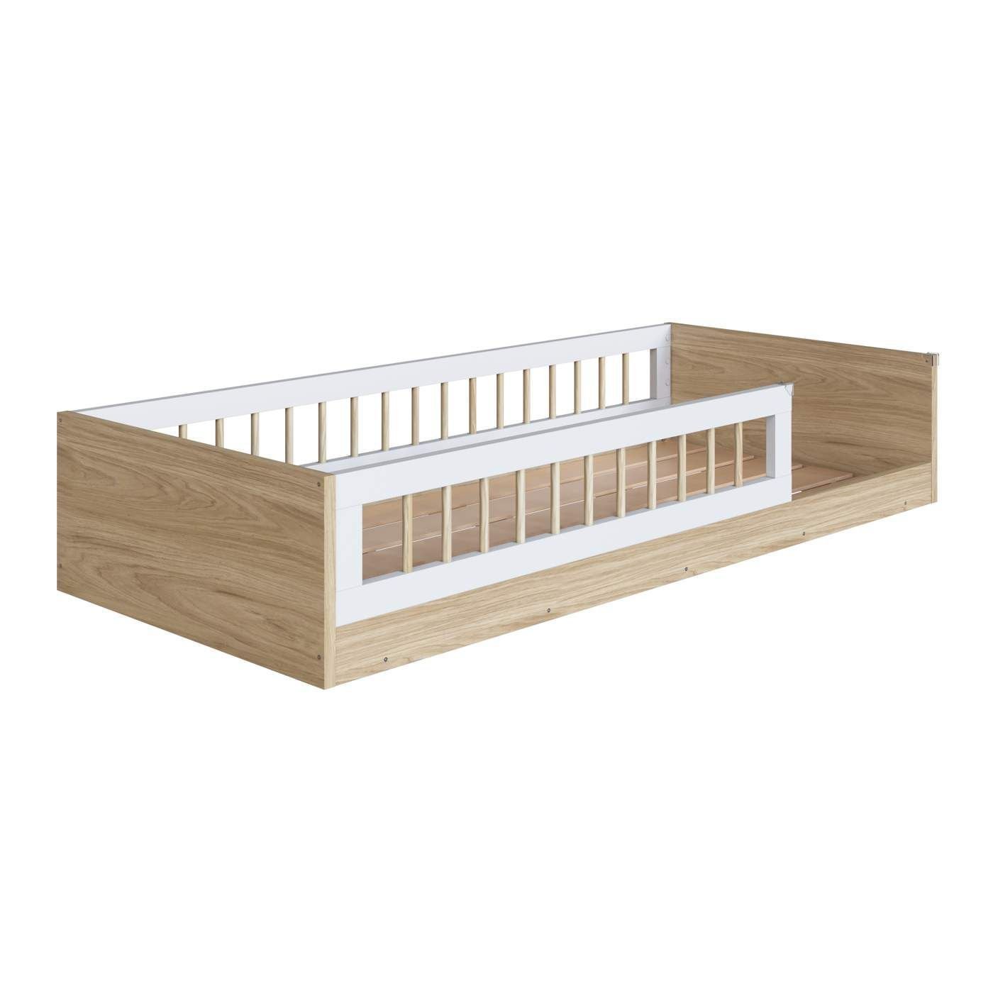 Cama de Chão Solteiro S/colchão C/protetor de Quinas em Silicone Affetto Aft015 Completa Móveis - 7