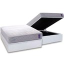 Ver imagem 1 de Conjunto Box Baú Casal Colchão Espuma Herval D33 - Ag 65 Feelcore + Base Crc Courano White (