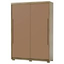 Ver imagem 1 de Guarda Roupa Casal 164cm Zane Nature/camarim/alasca Flex V02 - Mpozenato