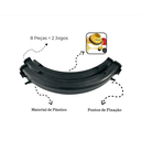 Ver imagem 3 de Kit Protecao de Cremalheira Menegotti Plastico Preto 400l Rental/prof/pr