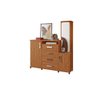 Cômoda Para Quarto Copacabana Amêndoa - Lukaliam - 1