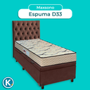 Ver imagem 4 de Kit Cabeceira + Cama Box Bau + Colchão Solteiro D33 Maxsono Paropas