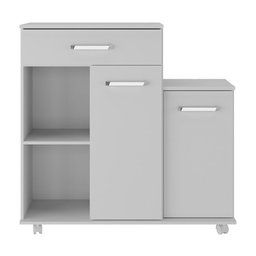 Armário de Cozinha Balcão Multiuso para Microondas Multimóveis Mp2189 Branco - 6