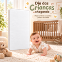 Ver imagem 4 de Colchão de Berço Mod Americano Baby D18 130x70x7 Antiácaro