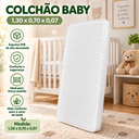 Ver imagem 3 de Colchão de Berço Mod Americano Baby D18 130x70x7 Antiácaro