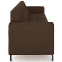 Ver imagem 6 de Sofá 3 Lugares Sala Living Industrial 200cm Senna K01 Veludo Marrom - Lyam Decor