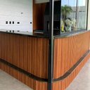 Ver imagem 7 de Painéis Ripados WPC 9mm Freijó 290x15cm - Revestimento Decorativo Parede Sala Quarto Cozinha