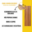 Ver imagem 5 de Painéis Ripados WPC 9mm Freijó 290x15cm - Revestimento Decorativo Parede Sala Quarto Cozinha