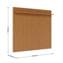 Ver imagem 5 de Home Ripado Loft 1.8 Nature Off White 78180 Imcal