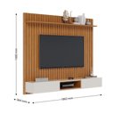Ver imagem 6 de Home Ripado Loft 1.8 Nature Off White 78180 Imcal