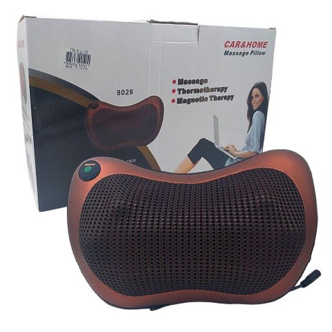 Massageador Tipo Almofada Shiatsu Corpo Todo C/infravermelho Almofada