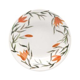 Jogo De 6 Pratos Fundos 21,5 Cm Donna Lírios - 1