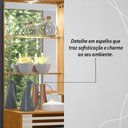Ver imagem 5 de Estante Home Theater 2 Portas com Espelho Led Frizz Plus - Cinamomo/off White